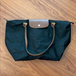 Black Longchamp Tote